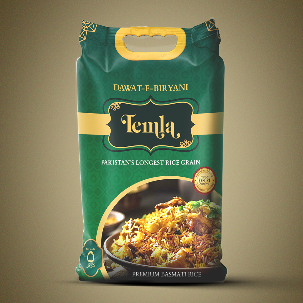 Temla Premium XXXL Long Grain Basmati Rice 5 kg